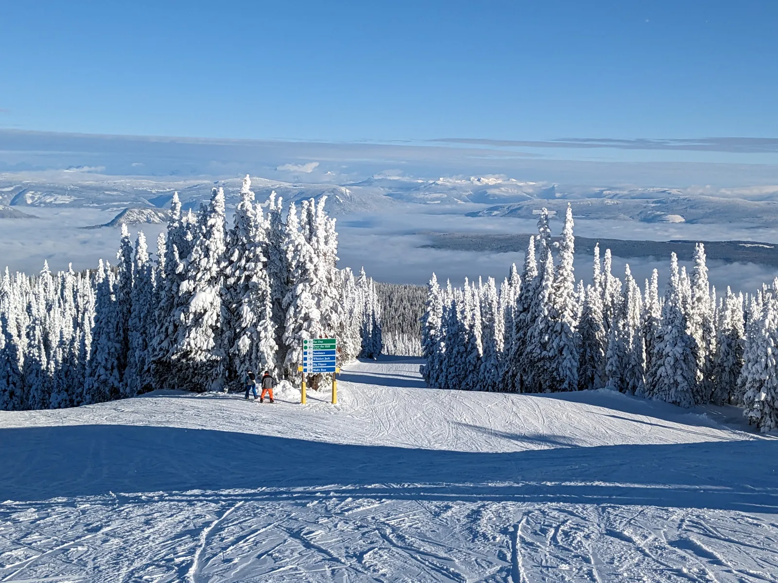 Bluebird day at SilverStar